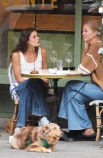 TAYLOR HILL and DAPHNE GROENEVELD Out for Early Dinner at Dante in New York 06/27/2023
