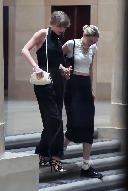TAYLOR SWIFT and GIGI HADID Leaves Nobu in New York 06/18/2023