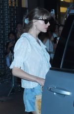 TAYLOR SWIFT Leaves Electric Lady Studios in New York 06/27/2023