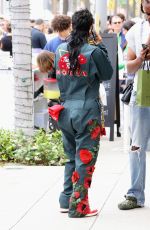 TEYANA TAYLOR at Rodeo Drive Car Show and Shopping at Goyard Store 06/18/2023