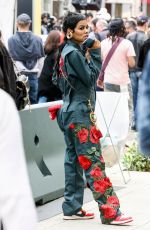 TEYANA TAYLOR at Rodeo Drive Car Show and Shopping at Goyard Store 06/18/2023
