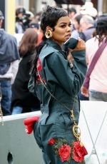 TEYANA TAYLOR at Rodeo Drive Car Show and Shopping at Goyard Store 06/18/2023