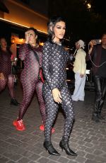 TEYANA TAYLOR Leaves a Restaurant in Paris 06/24/2023
