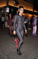 TEYANA TAYLOR Leaves a Restaurant in Paris 06/24/2023