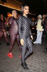 TEYANA TAYLOR Leaves a Restaurant in Paris 06/24/2023