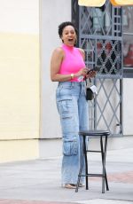 TIA MOWRY Out for Lunch at Good Earth Restaurant in Studio City 05/31/2023
