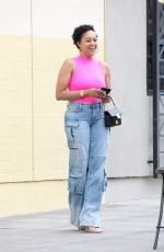 TIA MOWRY Out for Lunch at Good Earth Restaurant in Studio City 05/31/2023