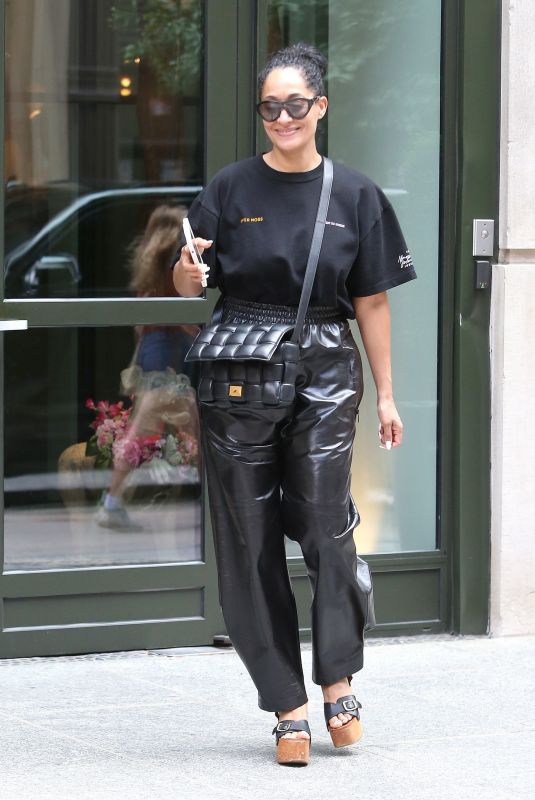 TRACEE ELLIS ROSS Leaves Her Hotel in New York 06/13/2023