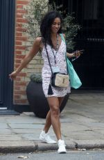 VICK HOPE Heading to a Studio in London 06/19/2023