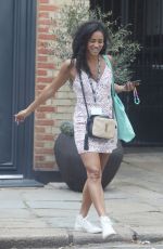VICK HOPE Heading to a Studio in London 06/19/2023