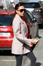 VICTORIA BECKHAM Leaves La Reserve Hotel in Paris 06/27/2023