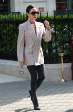 VICTORIA BECKHAM Leaves La Reserve Hotel in Paris 06/27/2023