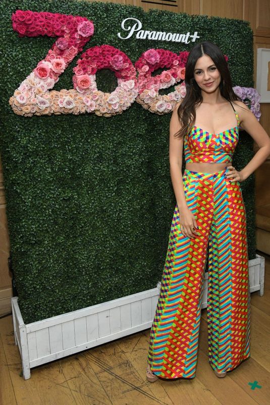 VICTORIA JUSTICE at Zoey 102 Cocktail Party in West Hollywood 06/22/2023