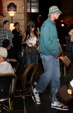 WINNIE HARLOW and Kyle Kuzma Out for Dinner in Paris 06/24/2023