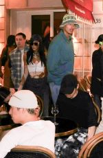 WINNIE HARLOW and Kyle Kuzma Out for Dinner in Paris 06/24/2023