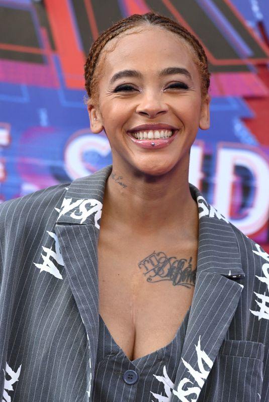 YINKA BOKINNI at Spider-man: Across the Spider-verse Gala Screening at Cineworld Leicester Square in London 06/01/2023