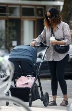 ZAWE ASHTON Out with Her Baby in Primrose Hill 06/20/2023
