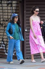 ZOE KRAVITZ and MARGARET QUALLEY Out for Dinner in New York 05/29/2023