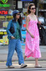 ZOE KRAVITZ and MARGARET QUALLEY Out for Dinner in New York 05/29/2023