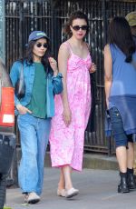 ZOE KRAVITZ and MARGARET QUALLEY Out for Dinner in New York 05/29/2023