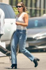 ADDISON RAE and Omar Fedi Out for lunch in Los Angeles 07/11/2023