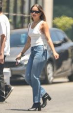 ADDISON RAE and Omar Fedi Out for lunch in Los Angeles 07/11/2023