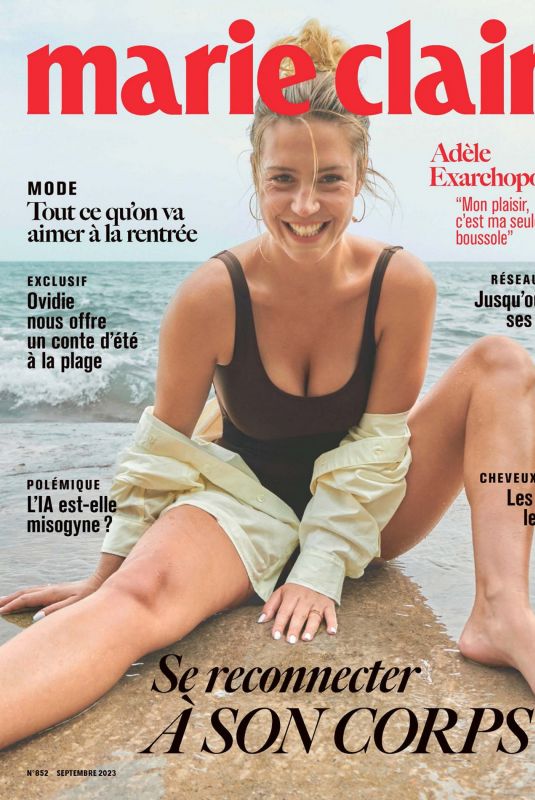 ADELE EXARCHOPOUOS in Marie Claire France, September 2023