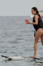 ALESSANDRA AMBROSIO in Swimsuit on Vacation in Ibiza 07/20/2023