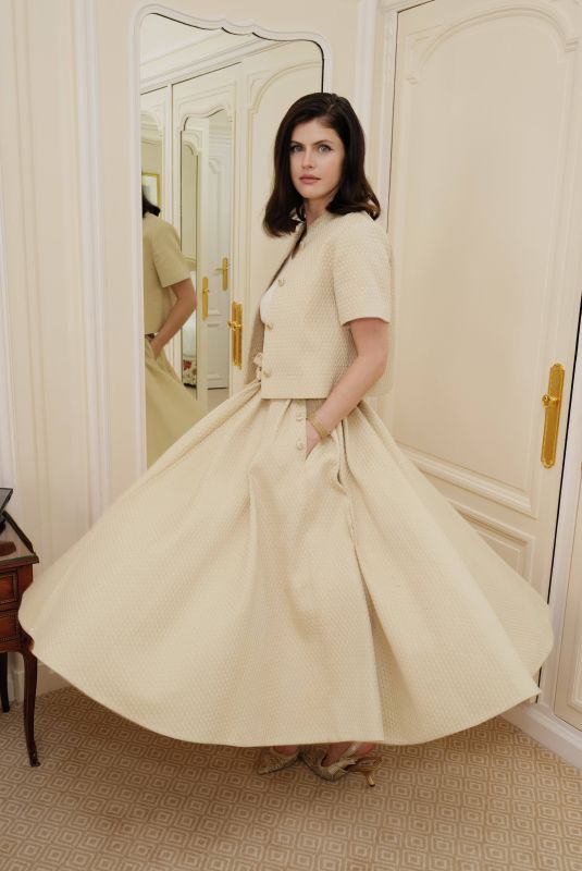 ALEXANDRA DADDARIO for British Vogue on Dior Show in Paris 07/03/2023