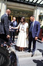 ALEXANDRA DADDARIO Leaves Her Hotel in Paris 07/03/2023