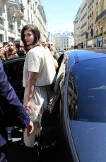 ALEXANDRA DADDARIO Leaves Her Hotel in Paris 07/03/2023