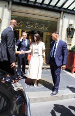 ALEXANDRA DADDARIO Leaves Her Hotel in Paris 07/03/2023