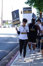 ALEXANDRA SHIPP at Sag-aftra and Wga Strike in Los Angeles 07/27/2023