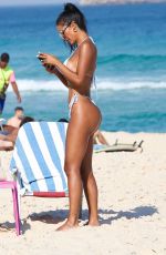 ALINE BERNARDES in Bikini at a Beach in Rio de Janeiro 07/14/2023