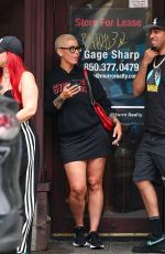 AMBER ROSE Out with Friends in New York 07/09/2023