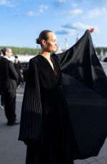 AMBER VALLETTA Arrives at Balenciaga After-party at Paris Fashion Week 07/05/2023