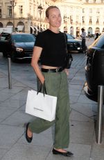 AMBER VALLETTA Arrives at Her Hotel in Paris 07/03/2023
