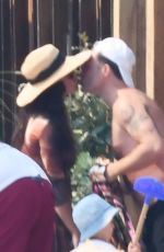AMY JACKSON in Bikini at a Beach in Bodrum 07/14/2023