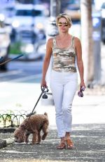 AMY ROBACH Out with Her Dog in New York 07/23/2023