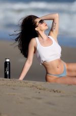 ANASTASIA RINNA at a Pohotoshoot at Malibu Beach 07/29/2023
