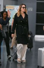 ANGELINA JOLIE Arrives at JFK Airport in New York 07/15/2023