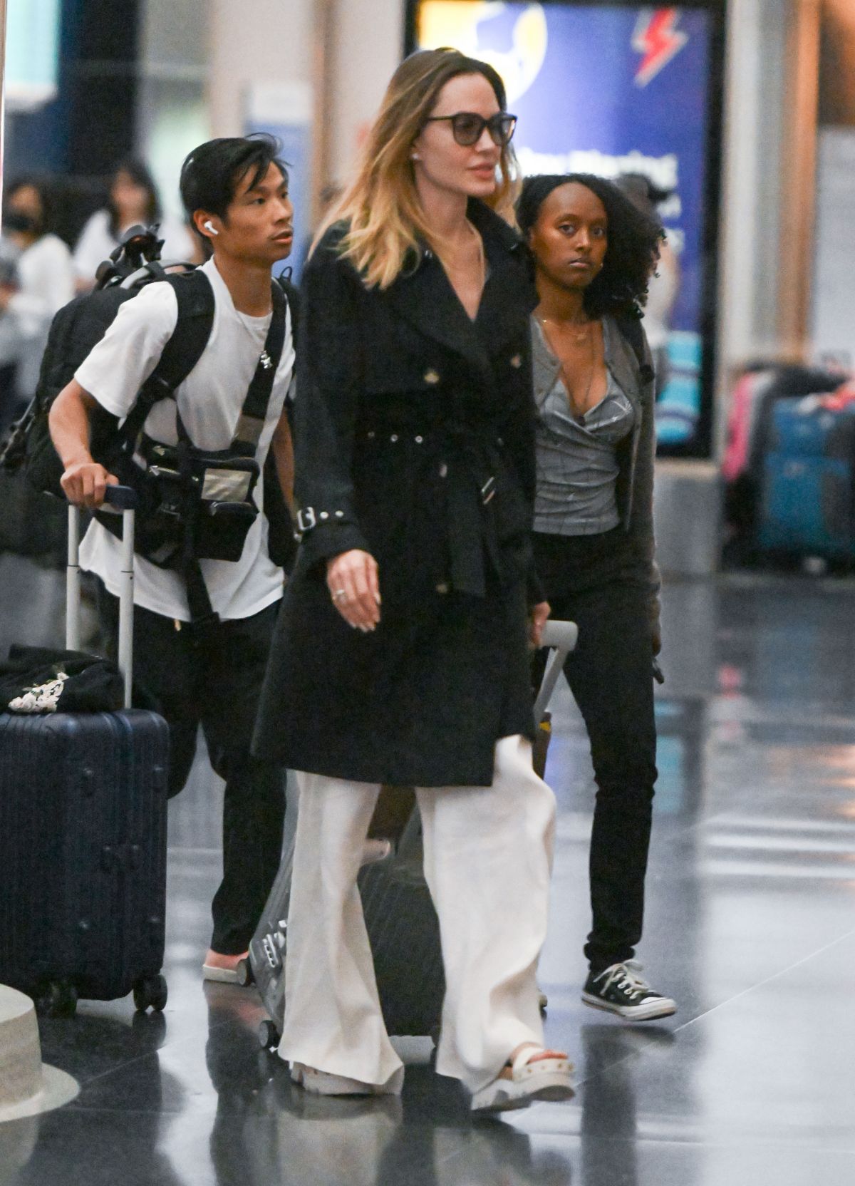 Angelina Jolie At JFK Airport in New York