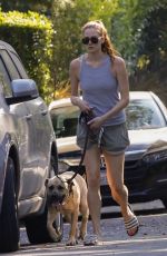ANNA OSCEOLA Out with Her Dog in Los Feliz 07/28/2023