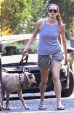 ANNA OSCEOLA Out with Her Dog in Los Feliz 07/28/2023