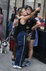 ANNASOPHIA ROBB at SAG-AFTRA Picket Line at Netflix Offices in New York 07/20/2023