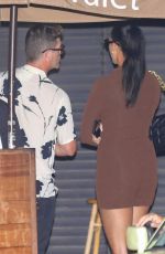 APRIL LOVE GEARY and Robin Thicke Out for Dinner at Nobu in Malibu 07/18/2023