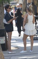 ARIANA MADIX and KATIE MALONEY on the Set of Vanderpump Rules at Mexicali in Los Angeles 07/28/2023