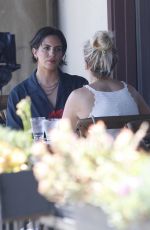 ARIANA MADIX and KATIE MALONEY on the Set of Vanderpump Rules at Mexicali in Los Angeles 07/28/2023
