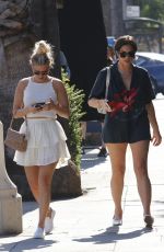 ARIANA MADIX and KATIE MALONEY on the Set of Vanderpump Rules at Mexicali in Los Angeles 07/28/2023