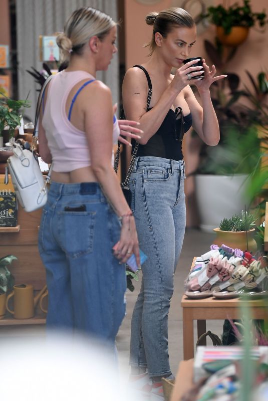 ARIANA MADIX and LALA KENT Filming Vanderpump Rules at Greenwood in Studio City 07/11/2023